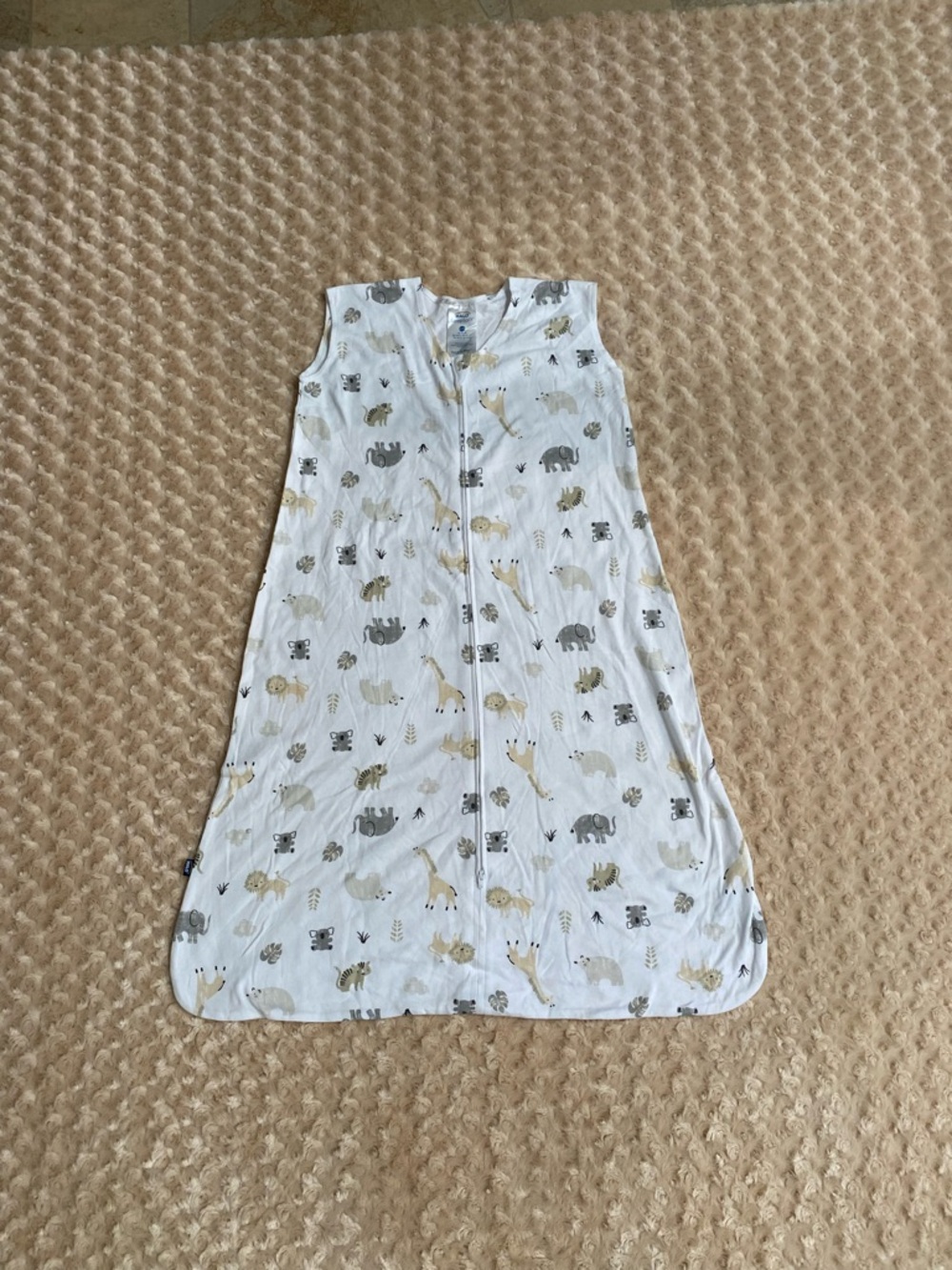 New HALO 100% Cotton SleepSack 18-24M wearable blanket in the "Animal Paint"